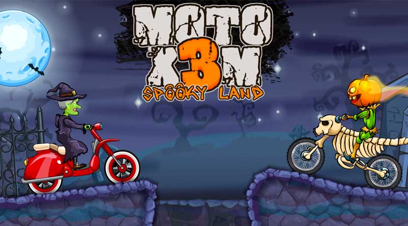 Moto X3M Spooky Land